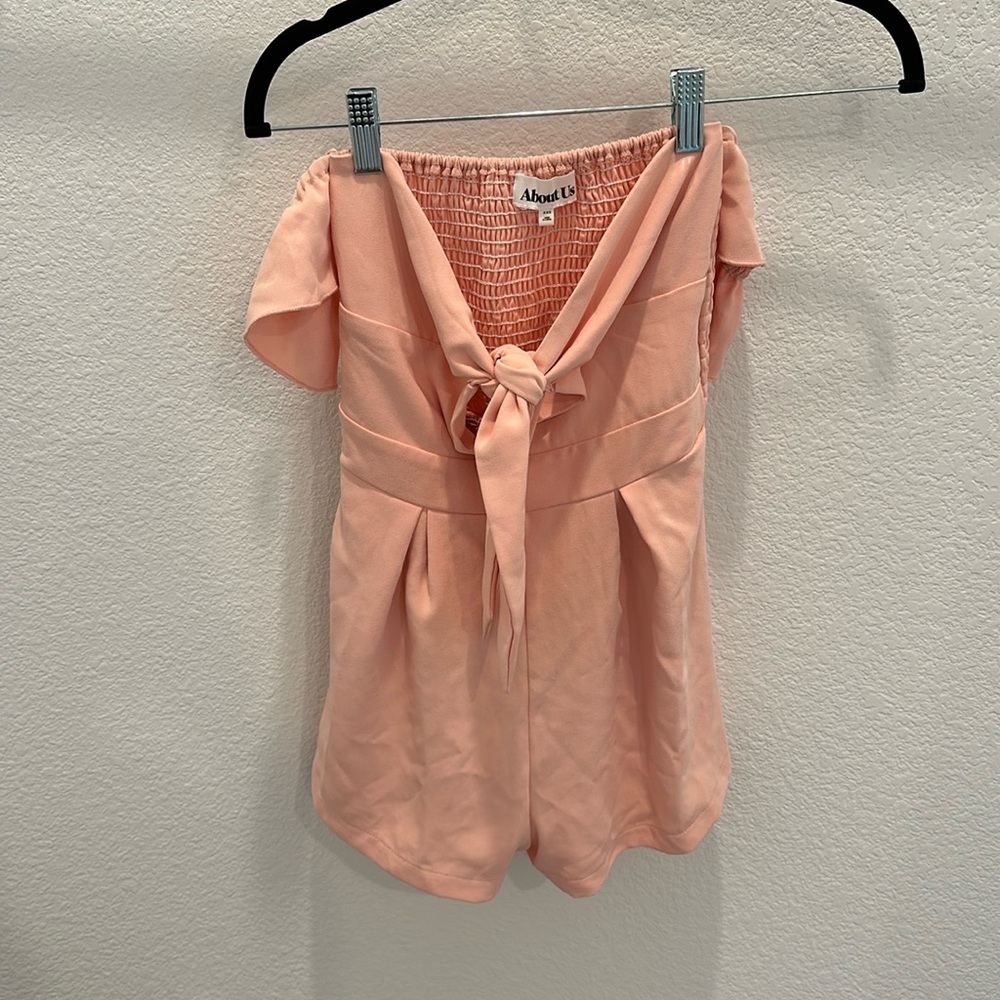 Revolve About Us Pink Romper in size XXS